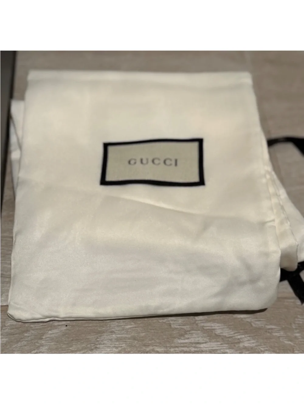 Gucci Black Leather Espadrille Flats